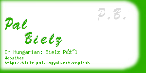 pal bielz business card